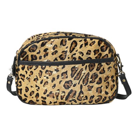 Brown Panther Pouch Bag