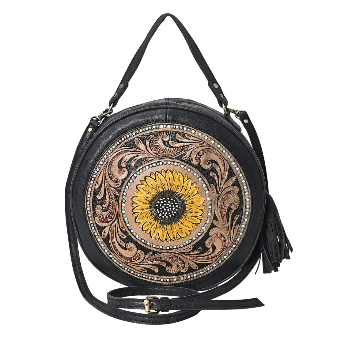 Exotic Décor Round Bag