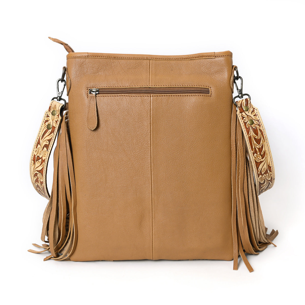 Berlin Handcarved Fringed Shoulder Bag