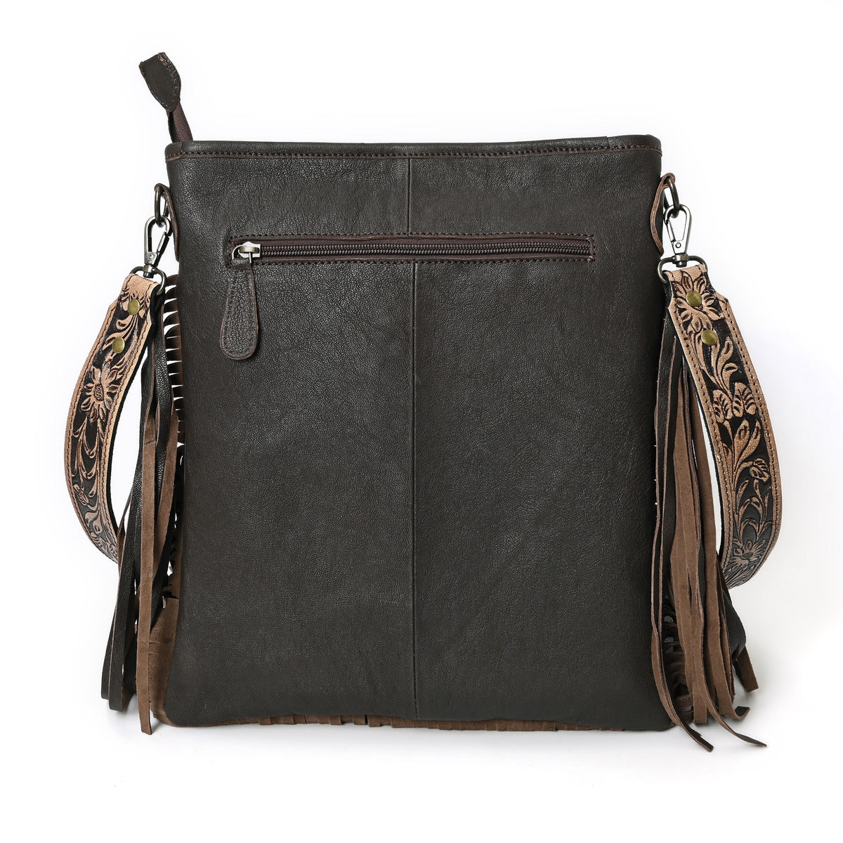 Berlin Handcarved Fringed Shoulder Bag