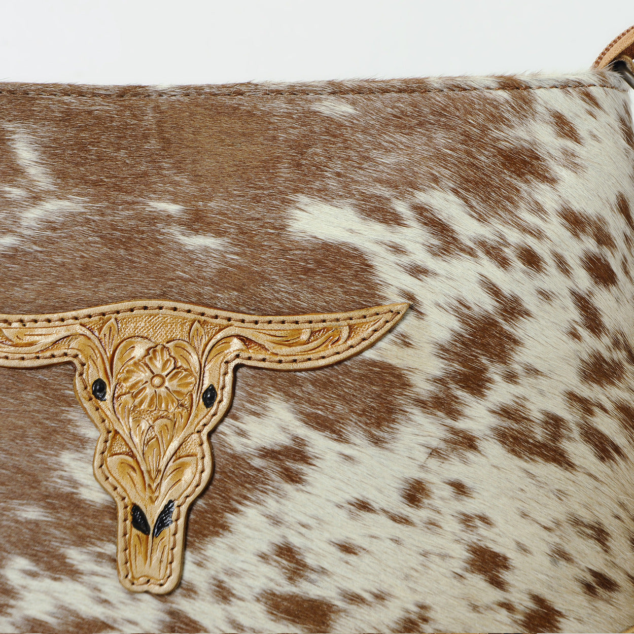 Bull's Eye Fringed Tote Bag