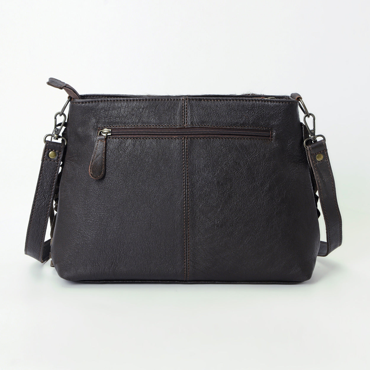 Bull's Eye Fringed Tote Bag