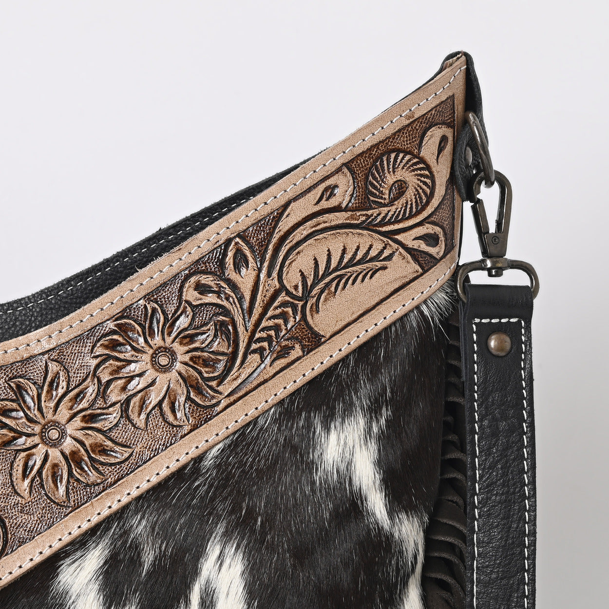 Jenesa Tooled Crossbody Bag