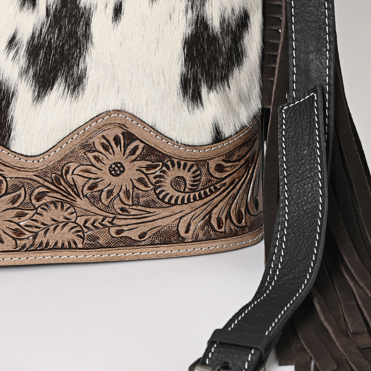 Jenesa Tooled Crossbody Bag