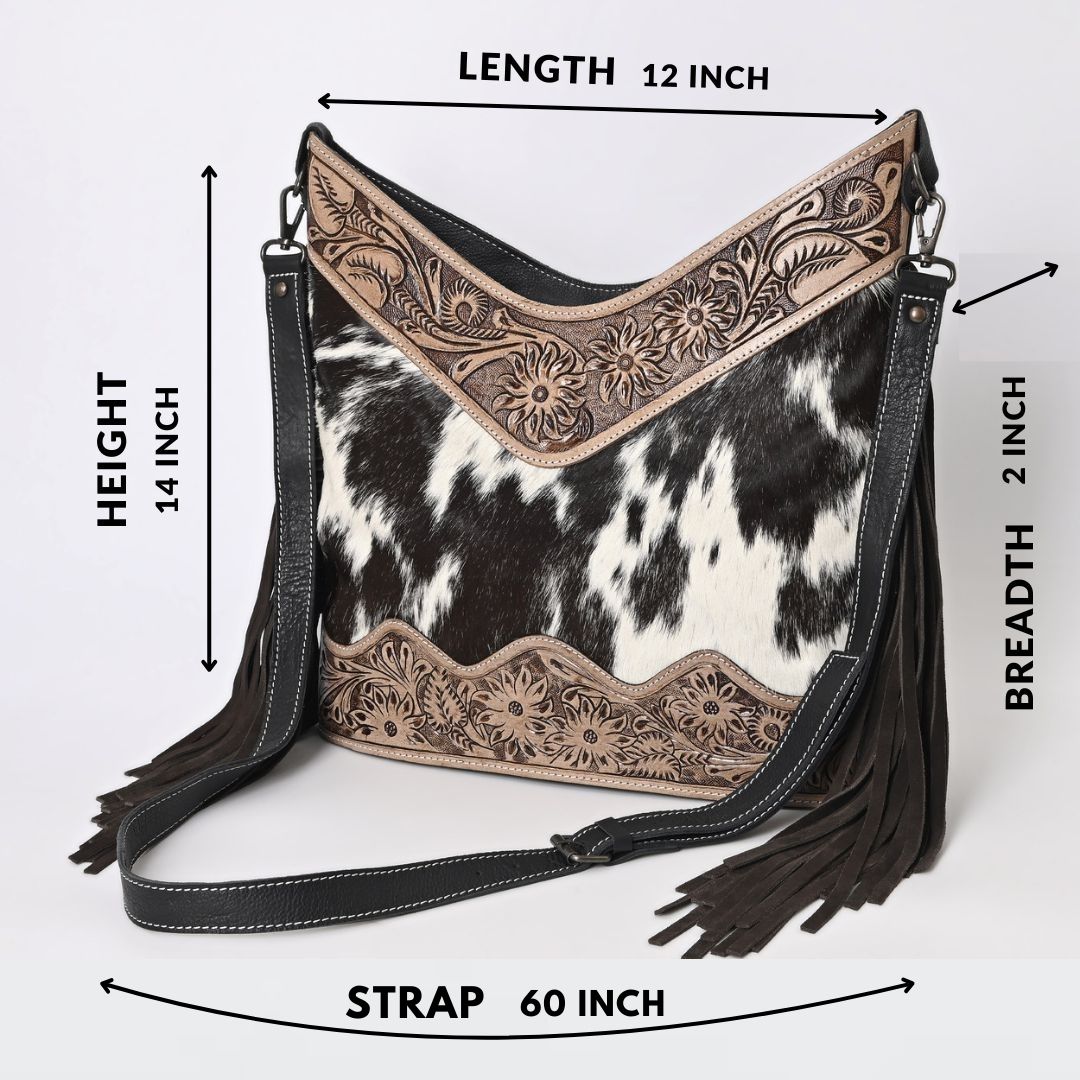 Jenesa Tooled Crossbody Bag