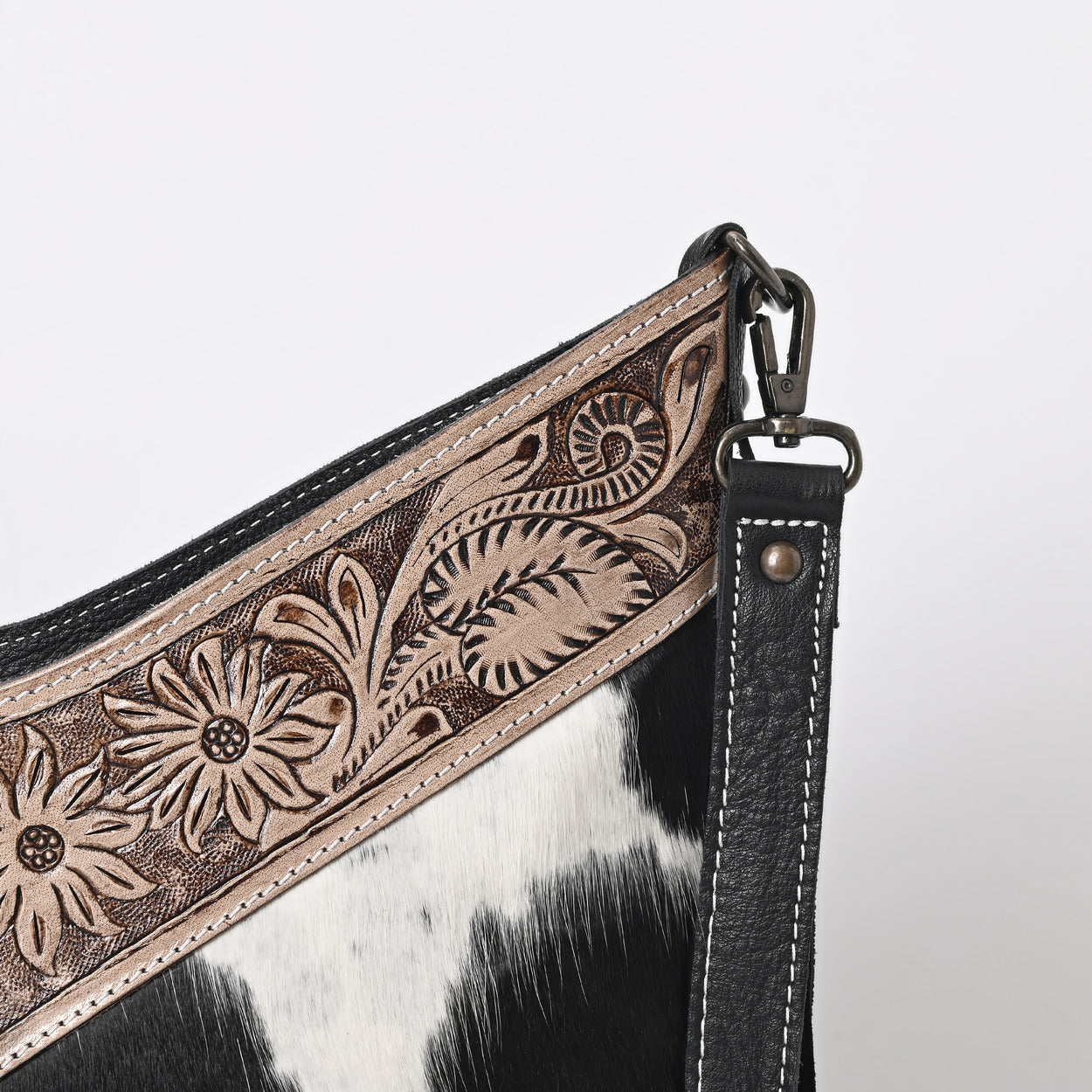 Jenesa Tooled Crossbody Bag