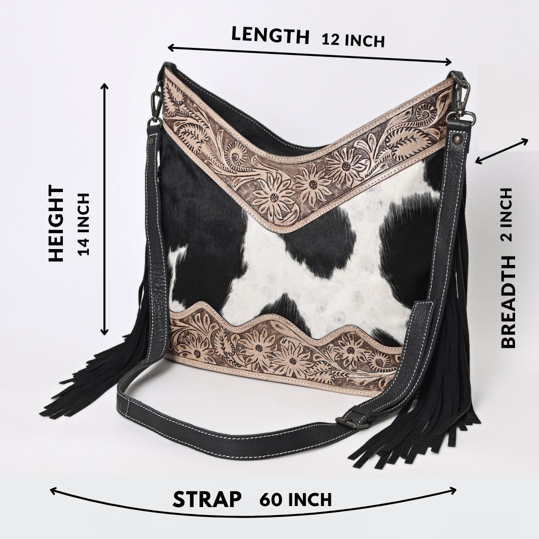 Jenesa Tooled Crossbody Bag