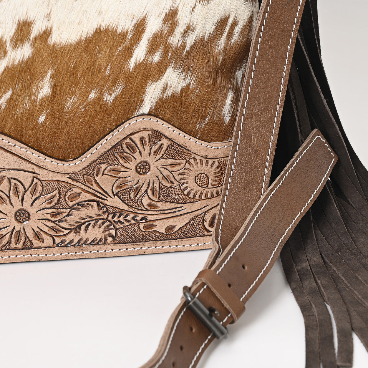 Jenesa Tooled Crossbody Bag