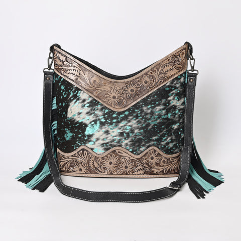 Jenesa Tooled Crossbody Bag