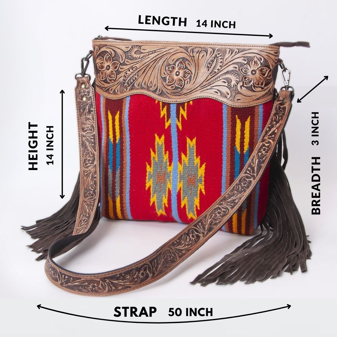 Zica Cherry  Durrie Shoulder Bag