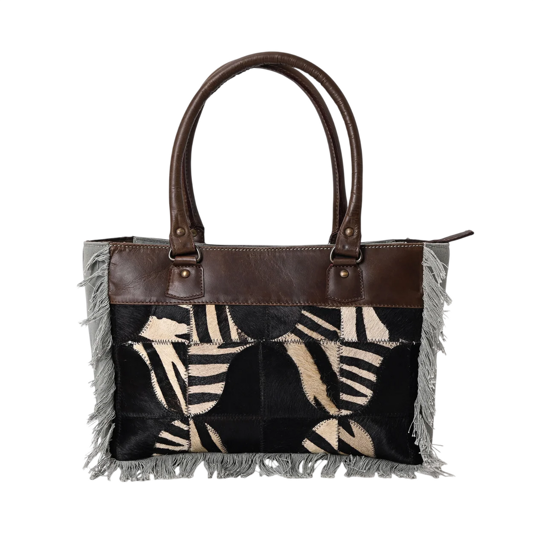 Prism Zebra Canvas Bag