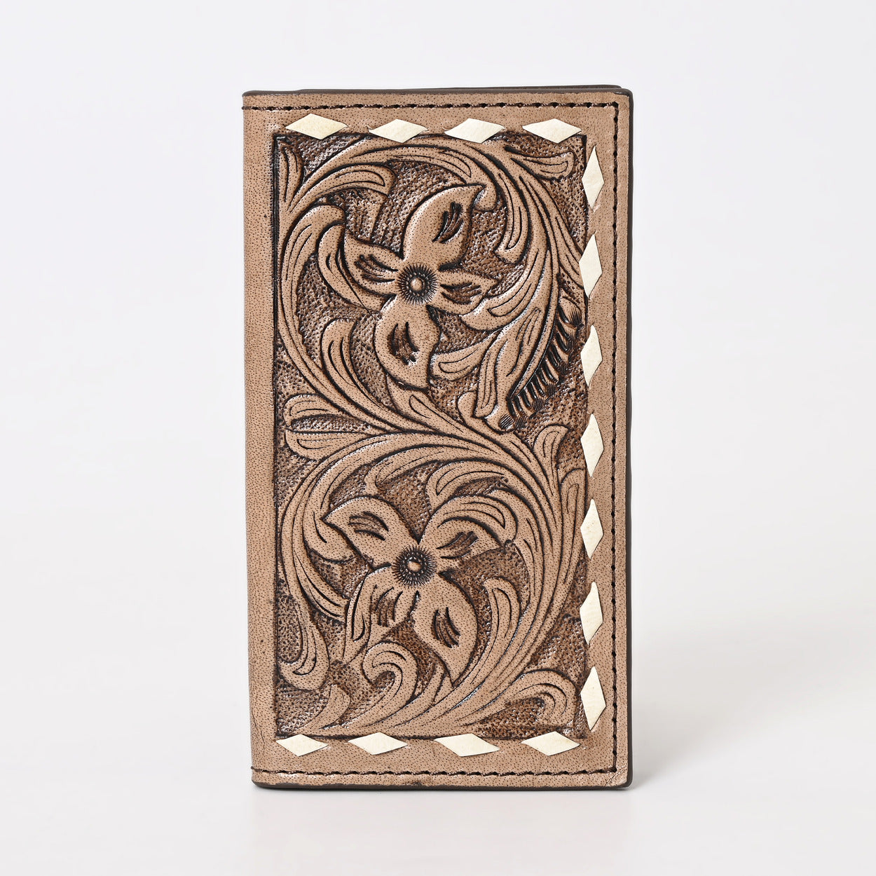 Crimson Tooled Passport Cover