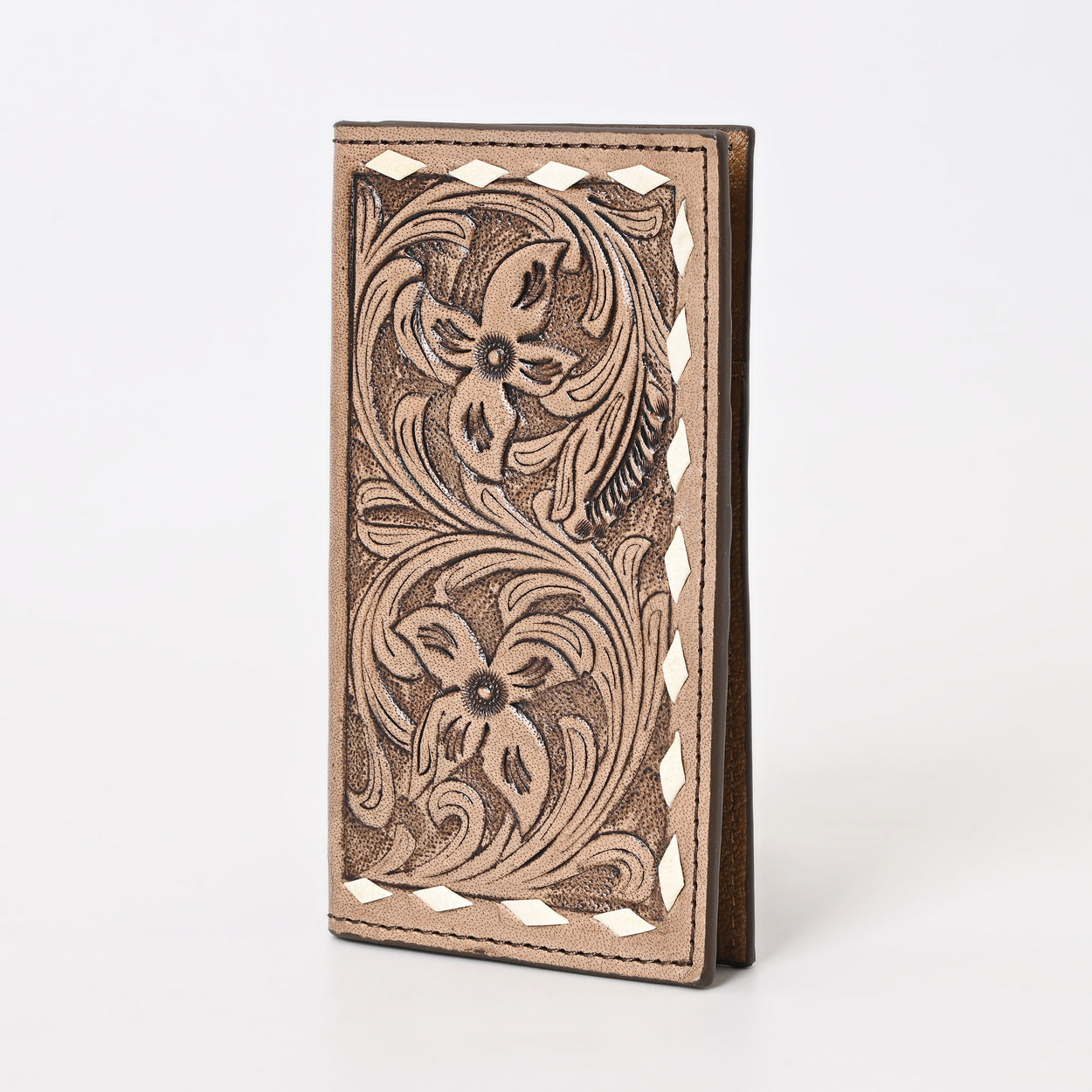 Crimson Tooled Passport Cover