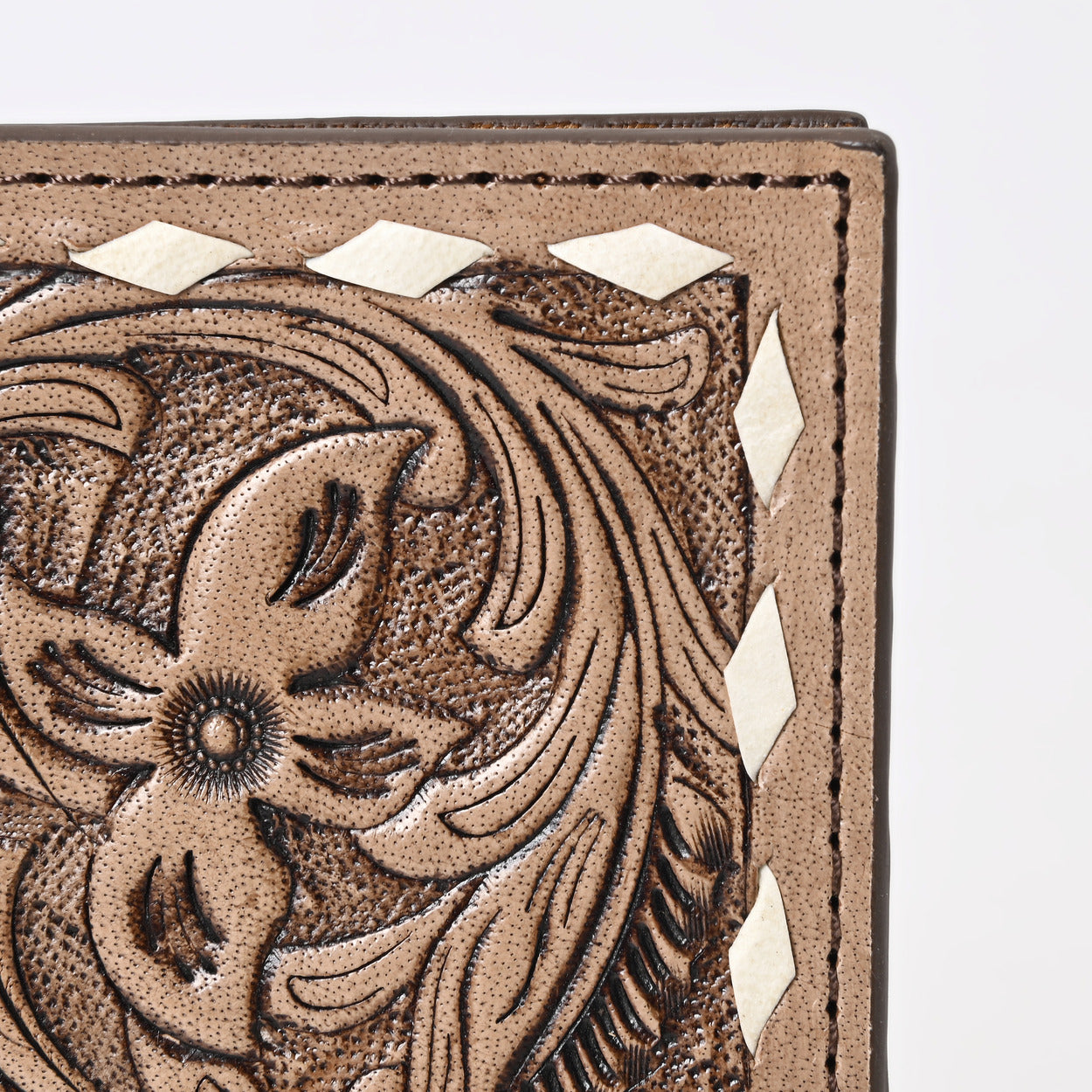 Crimson Tooled Passport Cover