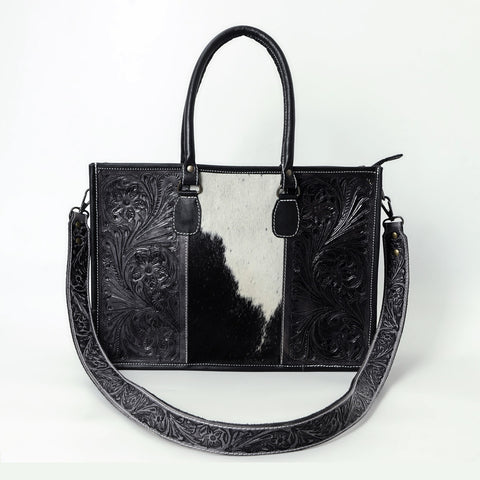Dark Lagoon Tooled Shoulder Bag