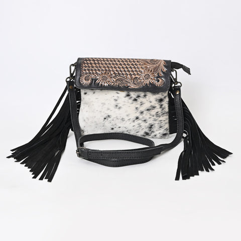 Flower Basket Small Crossbody Bag – Western Cowhide Leather Bag