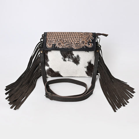Flower Basket Crossbody Bag – Western Cowhide Leather Bag
