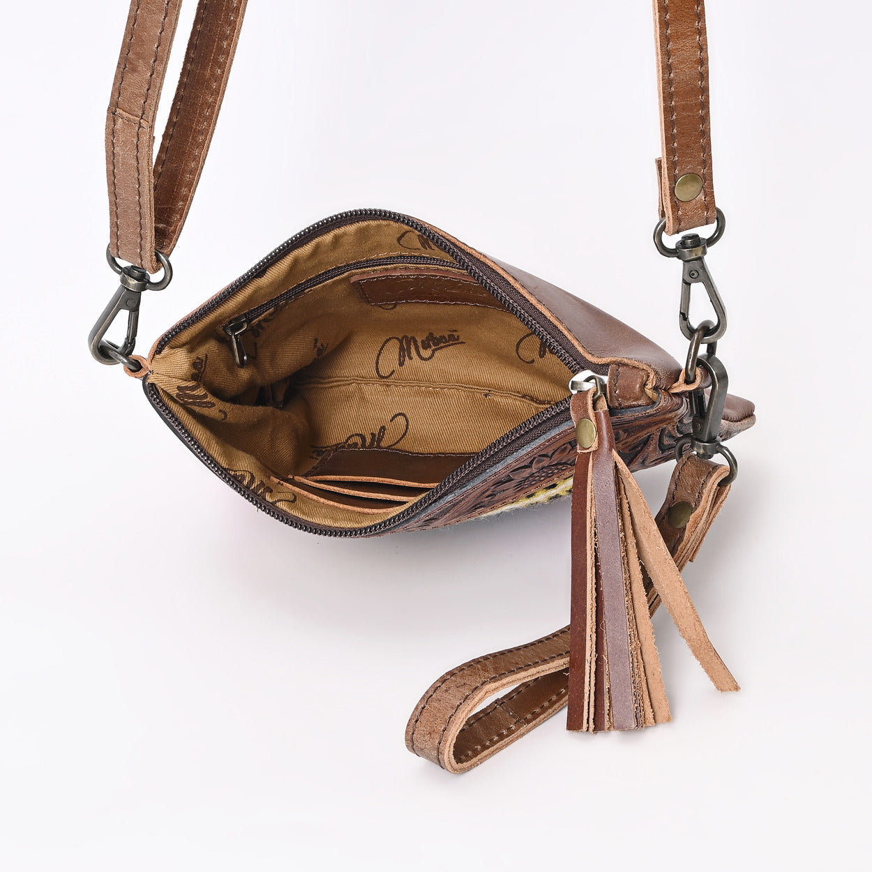 CRIMISON TOOLED SMALL SIDEBAG