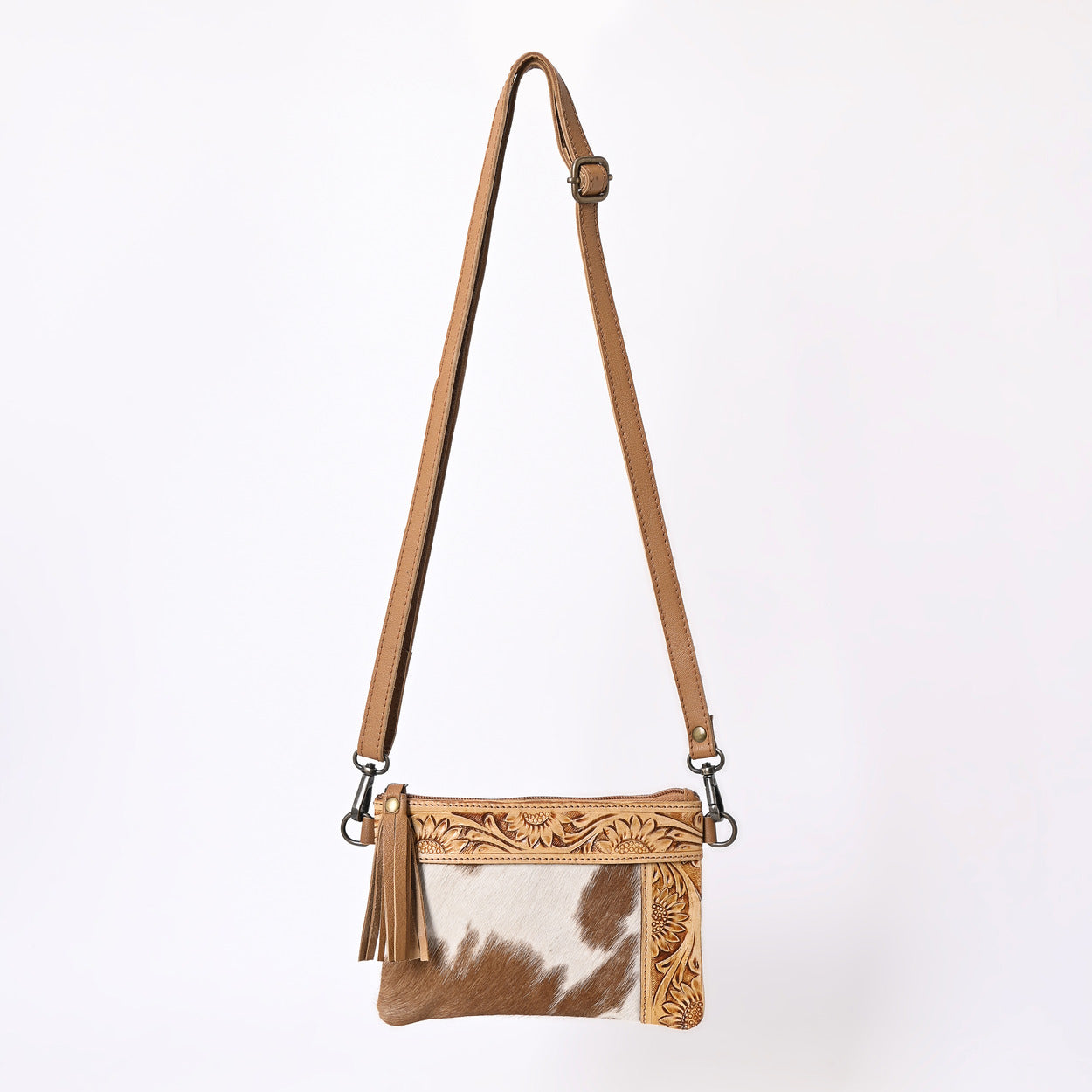 L tooled Clara Side Bag