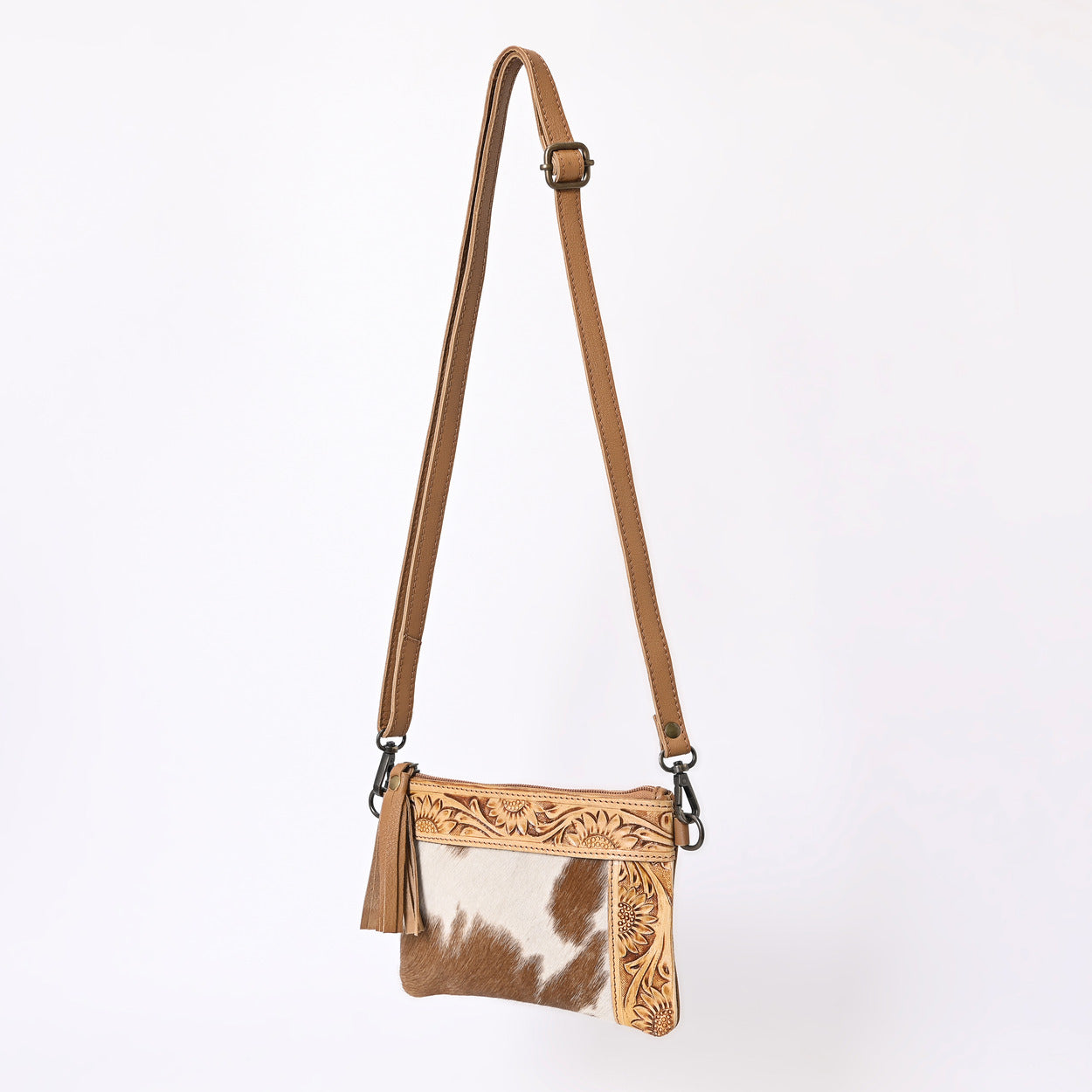 L tooled Clara Side Bag