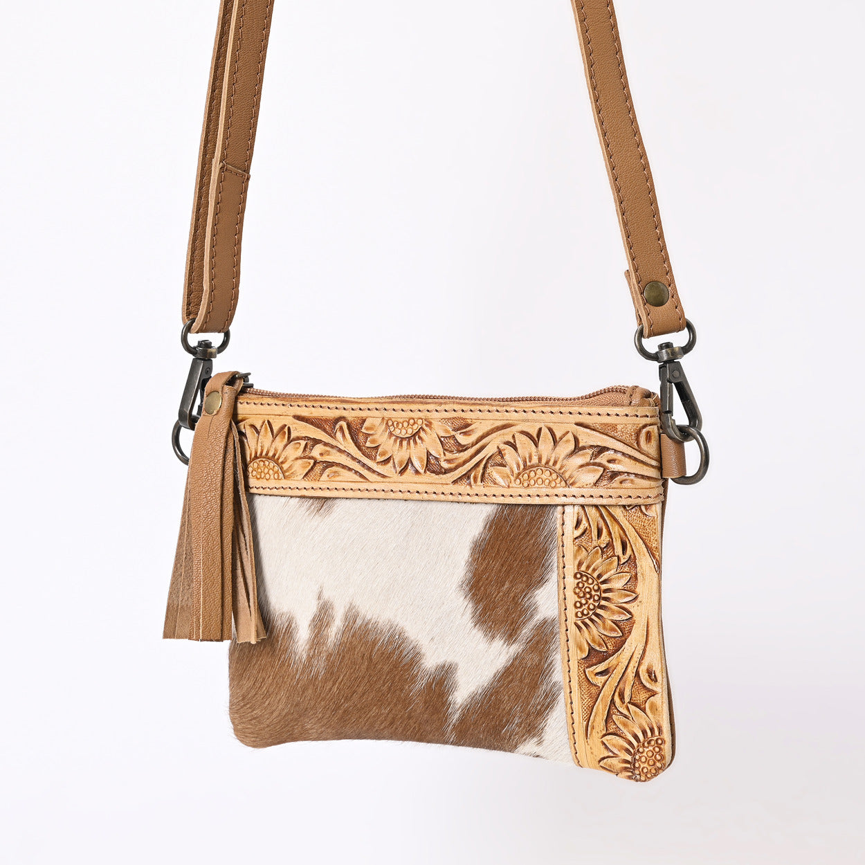 L tooled Clara Side Bag