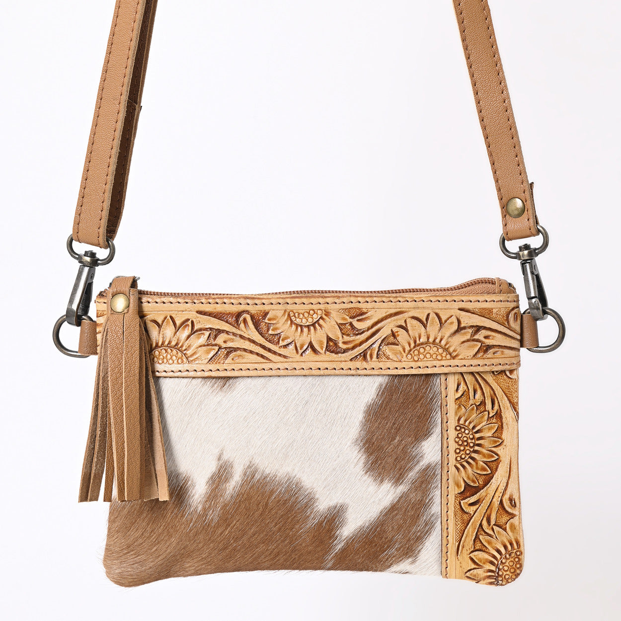 L tooled Clara Side Bag