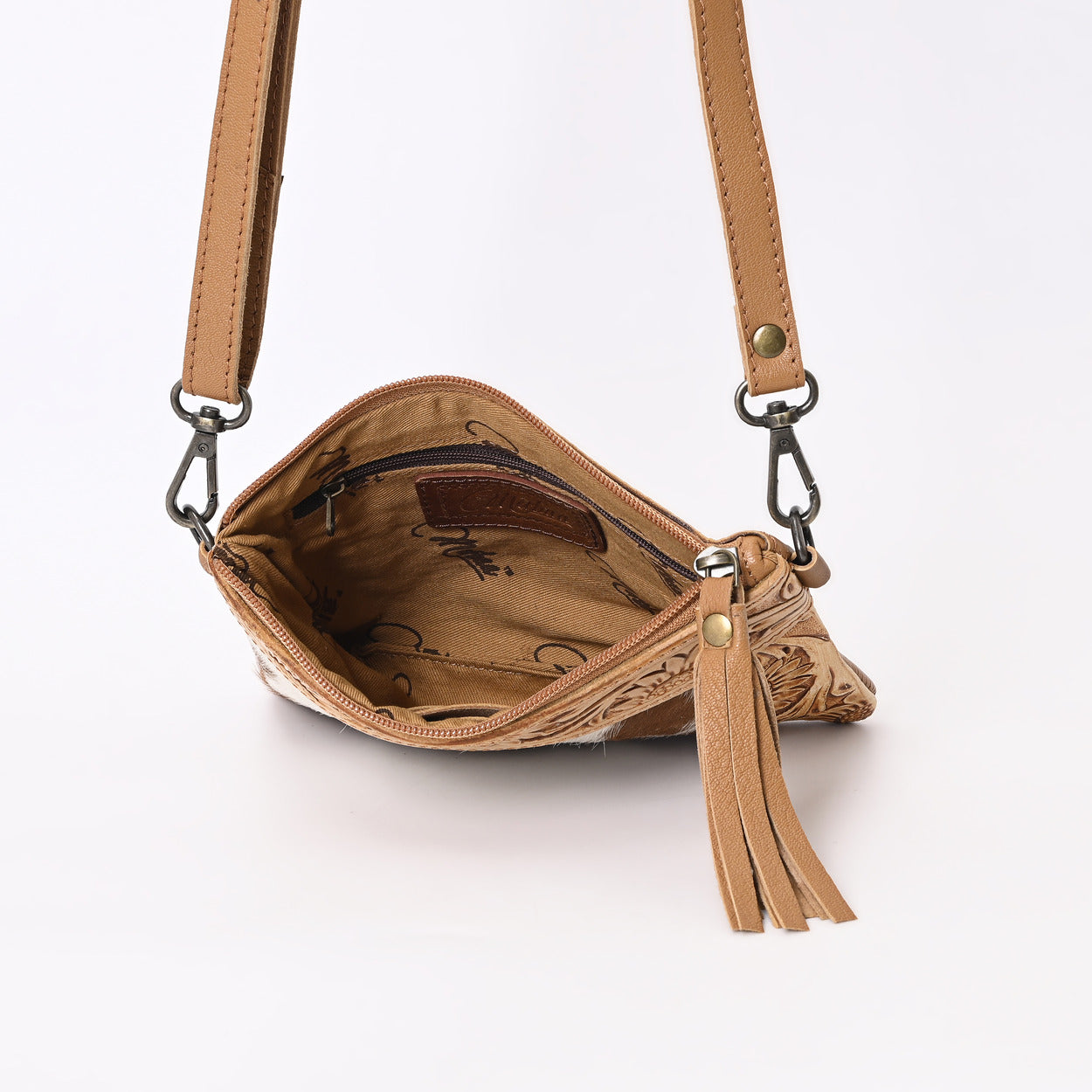 L tooled Clara Side Bag