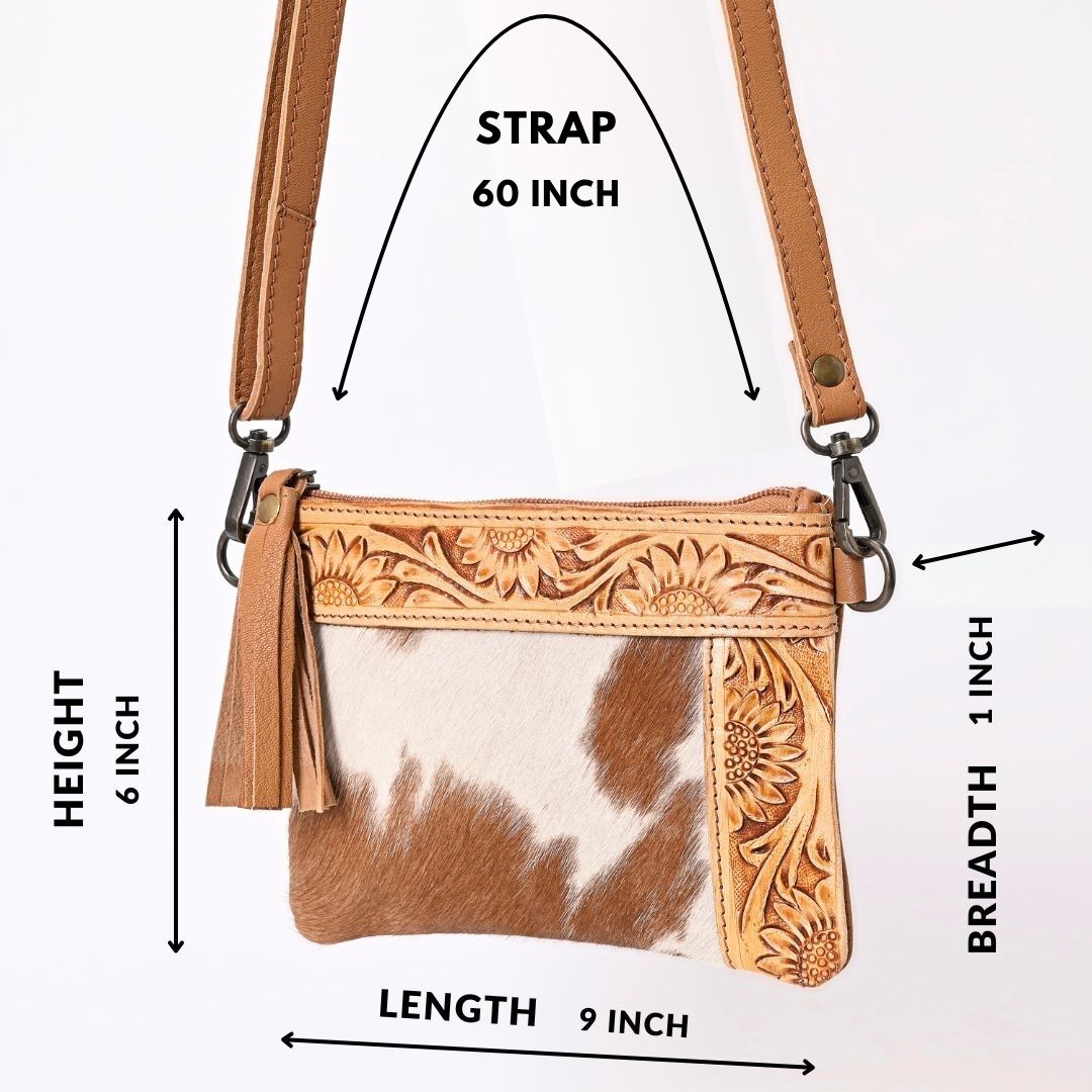 L tooled Clara Side Bag