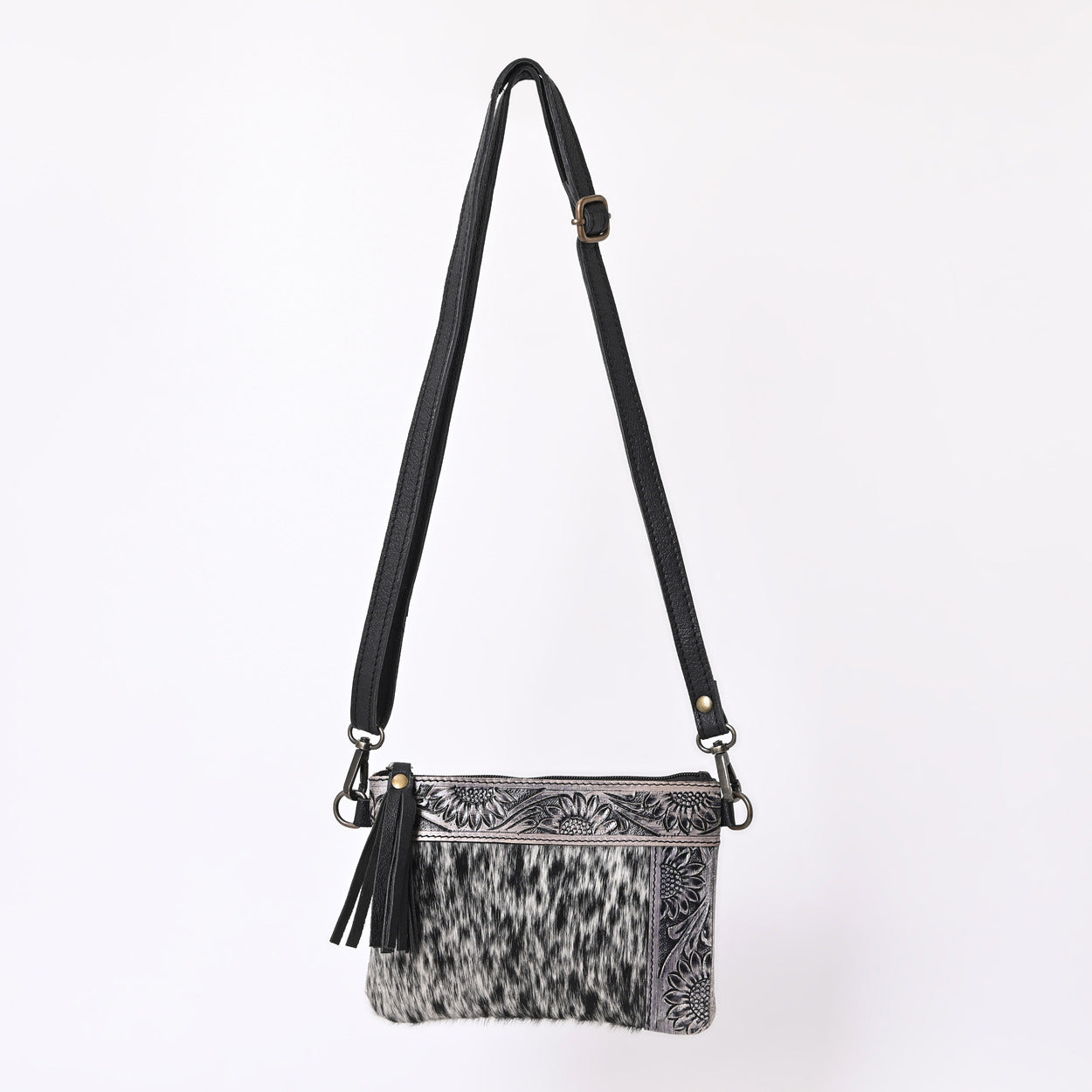 L Tooled Clara Side Bag