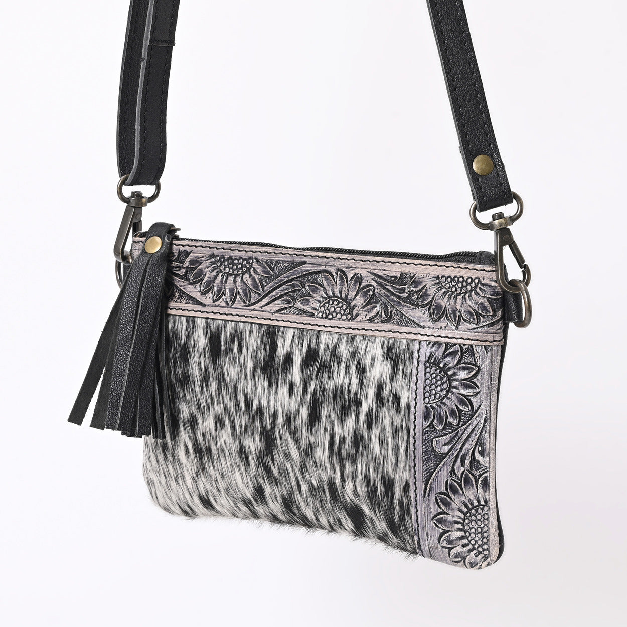L Tooled Clara Side Bag