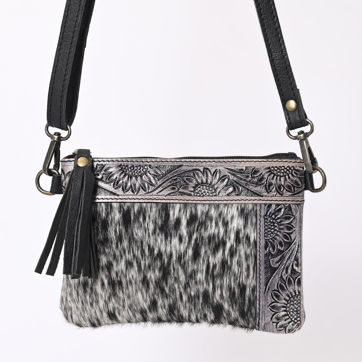 L Tooled Clara Side Bag