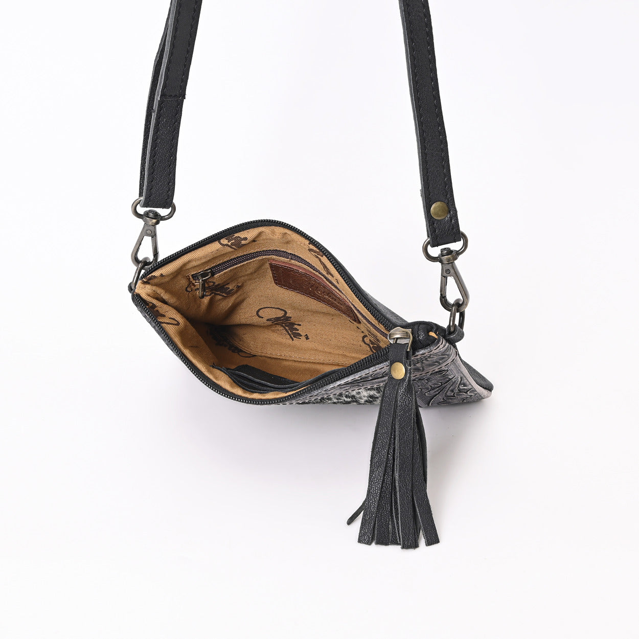 L Tooled Clara Side Bag