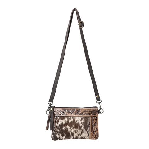 L Tooled Clara Side Bag – Hand-Tooled Leather Crossbody