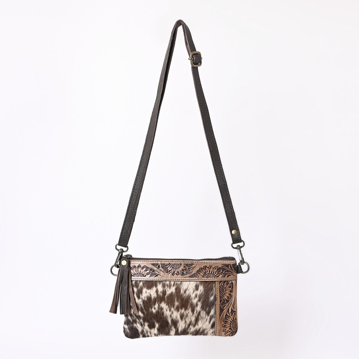 L Tooled Clara Side Bag