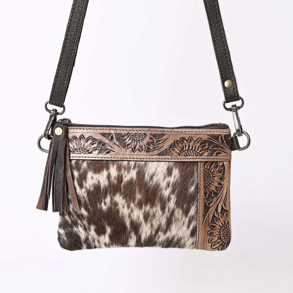 L Tooled Clara Side Bag