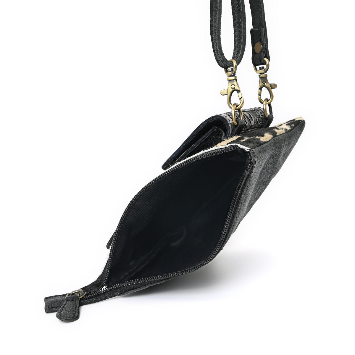 Oscar Handtooled Crossbody Mobile Bag