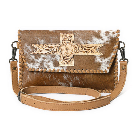 Melody Handtooled Mini Crossbody Bag