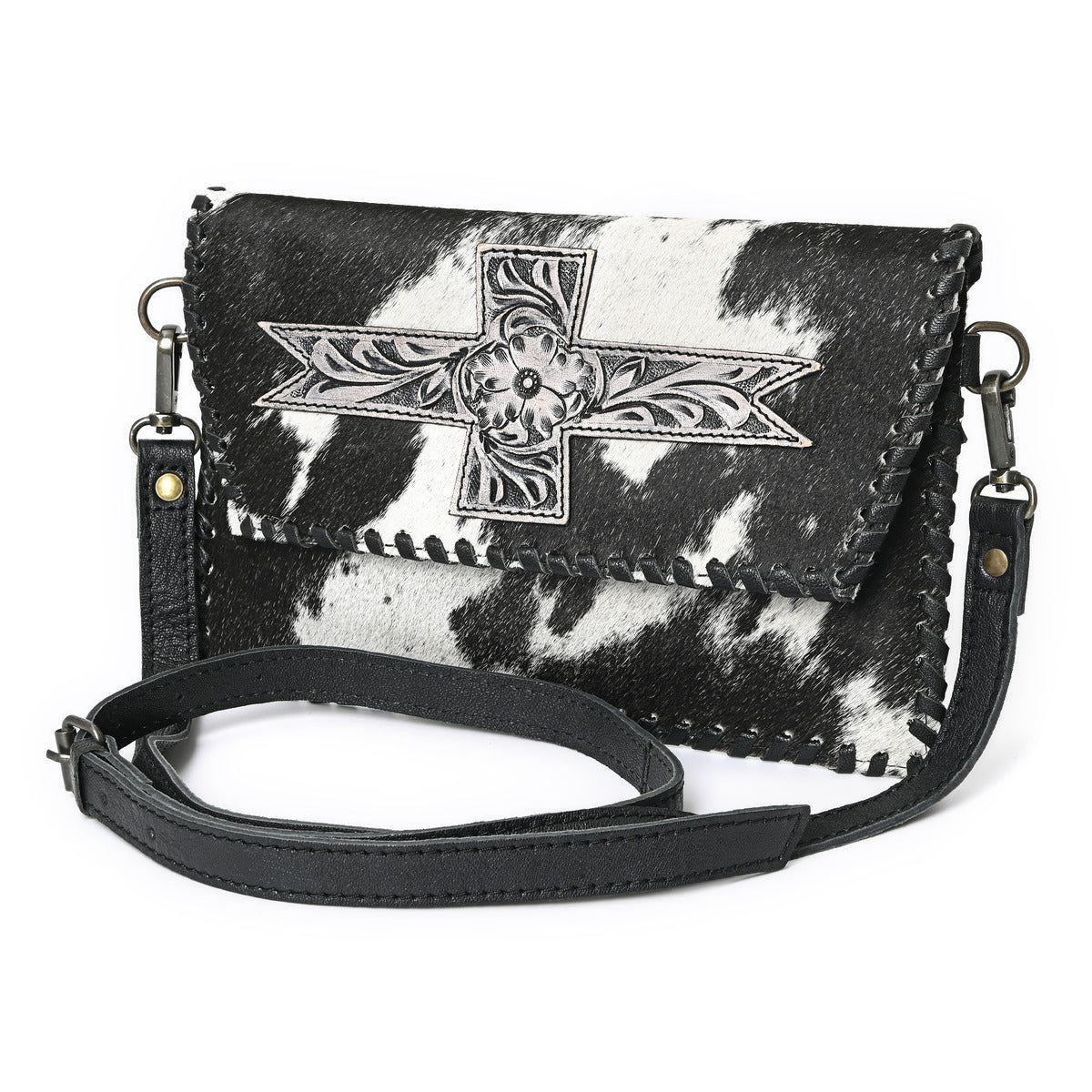 Melody Handtooled Mini Crossbody Bag