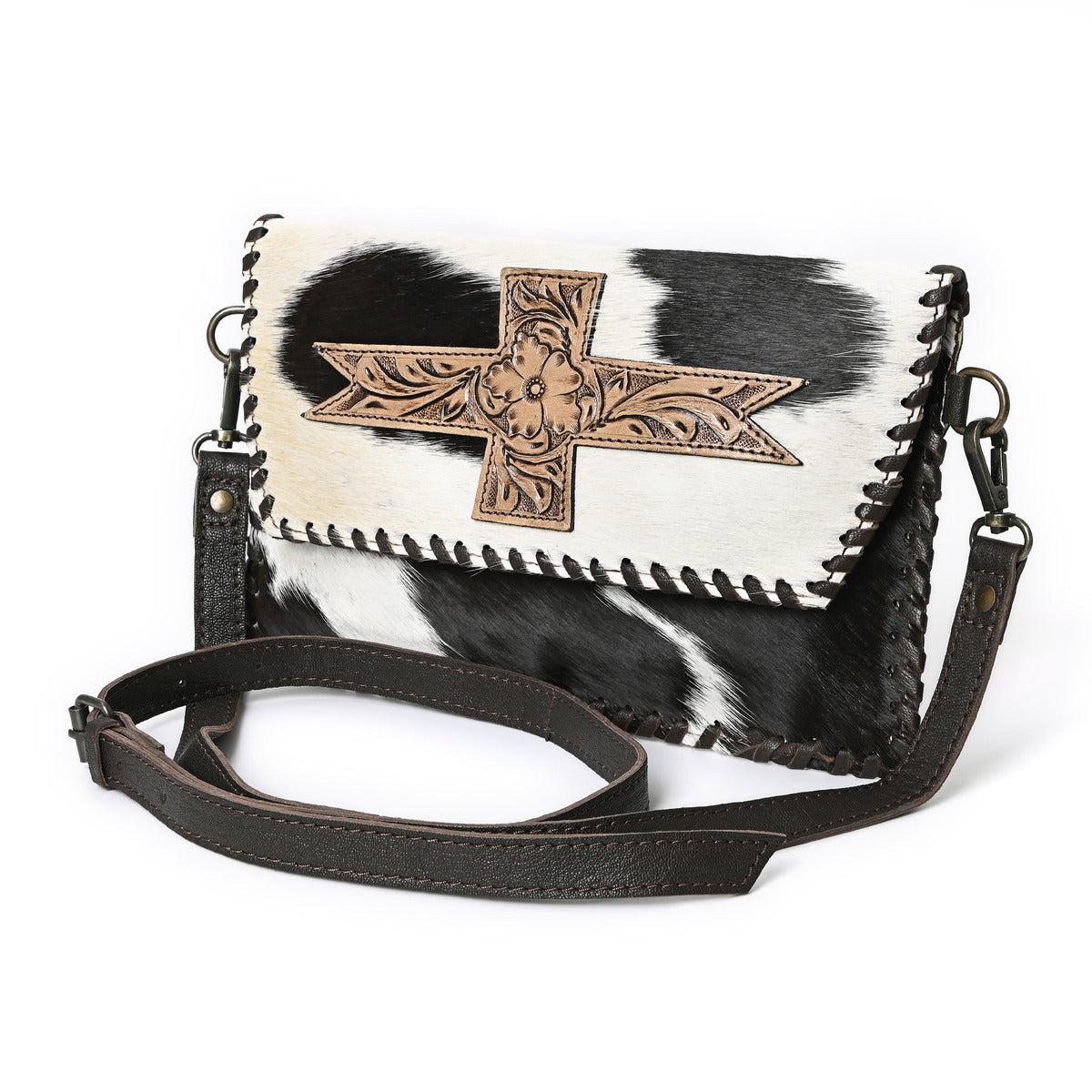 Melody Handtooled Mini Crossbody Bag