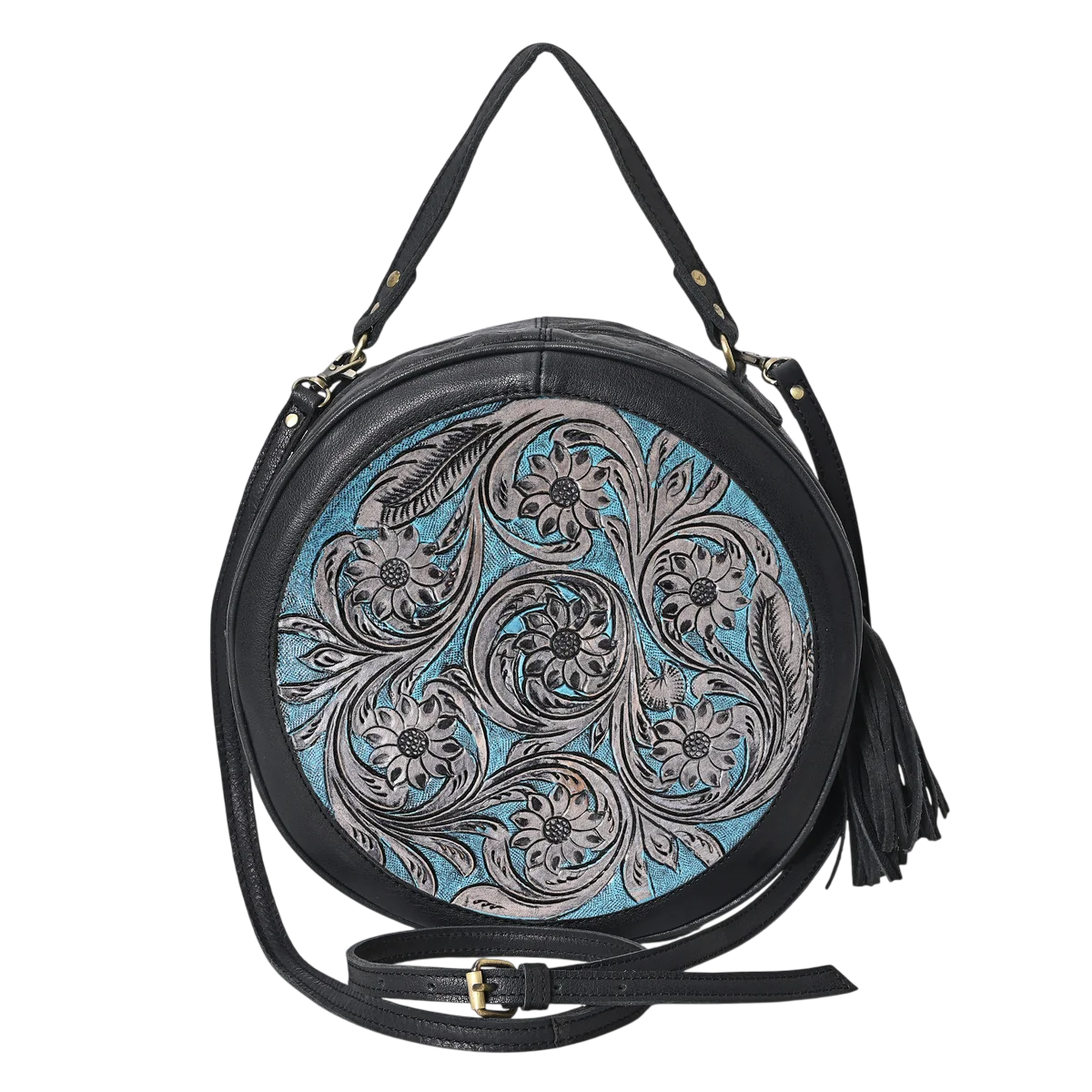 Angel's blossom round bag