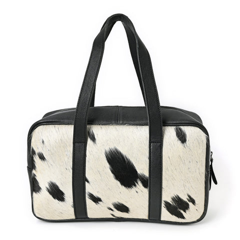 Azara Mini Duffle Bag – Cowhide Leather Travel Bag