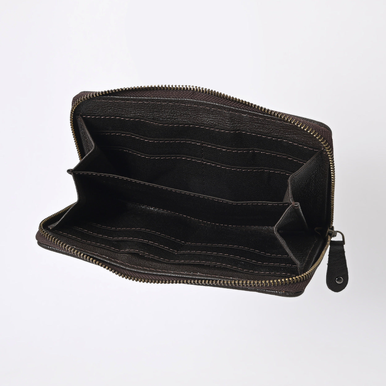 Black Vino Cowhide Clutch