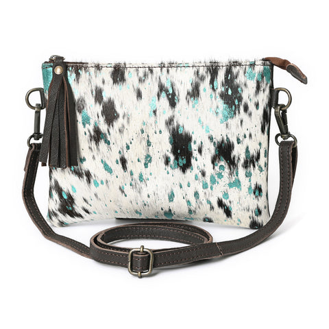 Ruby Cowhide Mini Crossbody Bag – Handcrafted Leather
