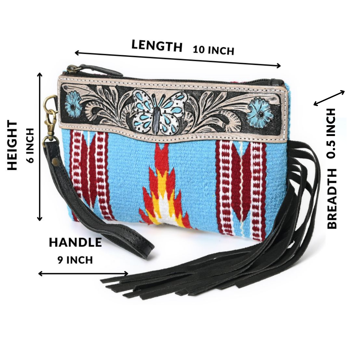 Bunch of 5 Turquoise Wallets