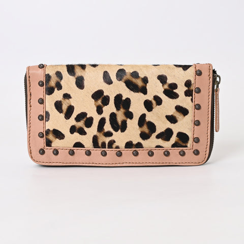 Hangon Pink Cowhide Wallet