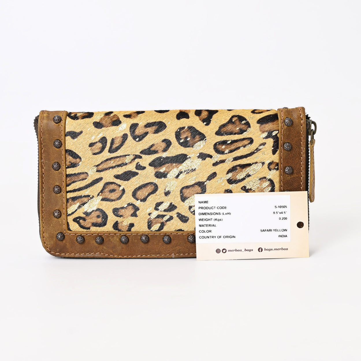 Hangon Safari Cowhide Wallet