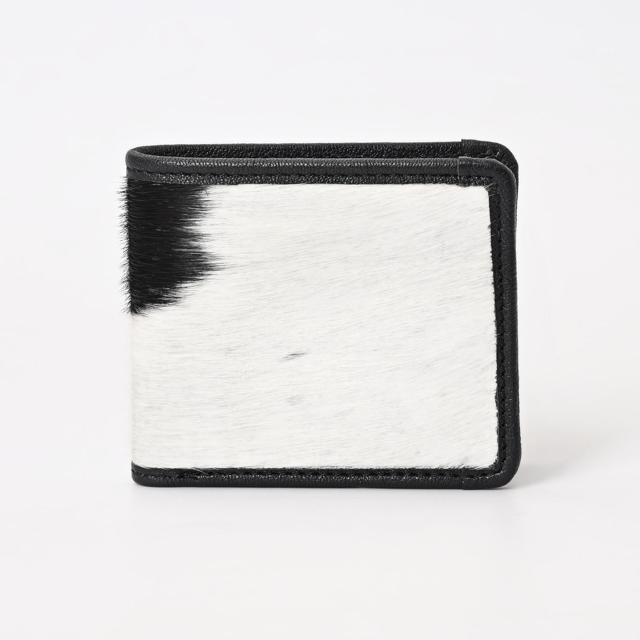 Twofold Cowhide Mens Wallet Black