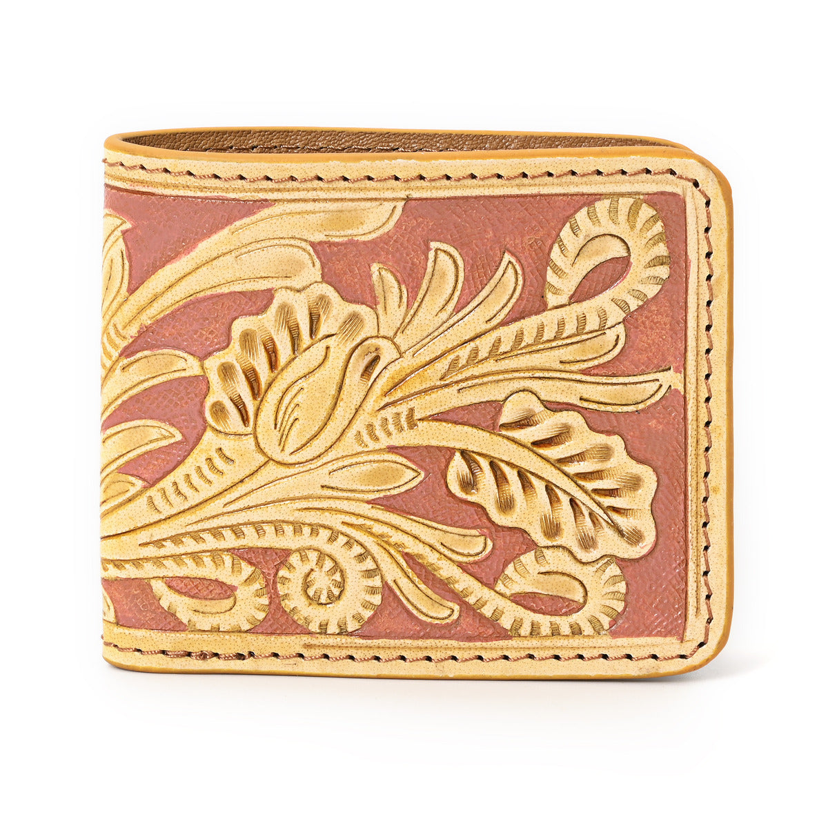 Growl Handtooled Hipster Wallet