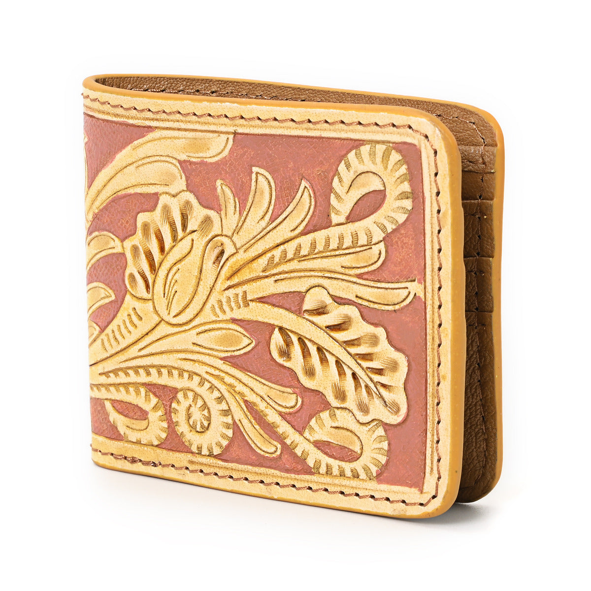 Growl Handtooled Hipster Wallet