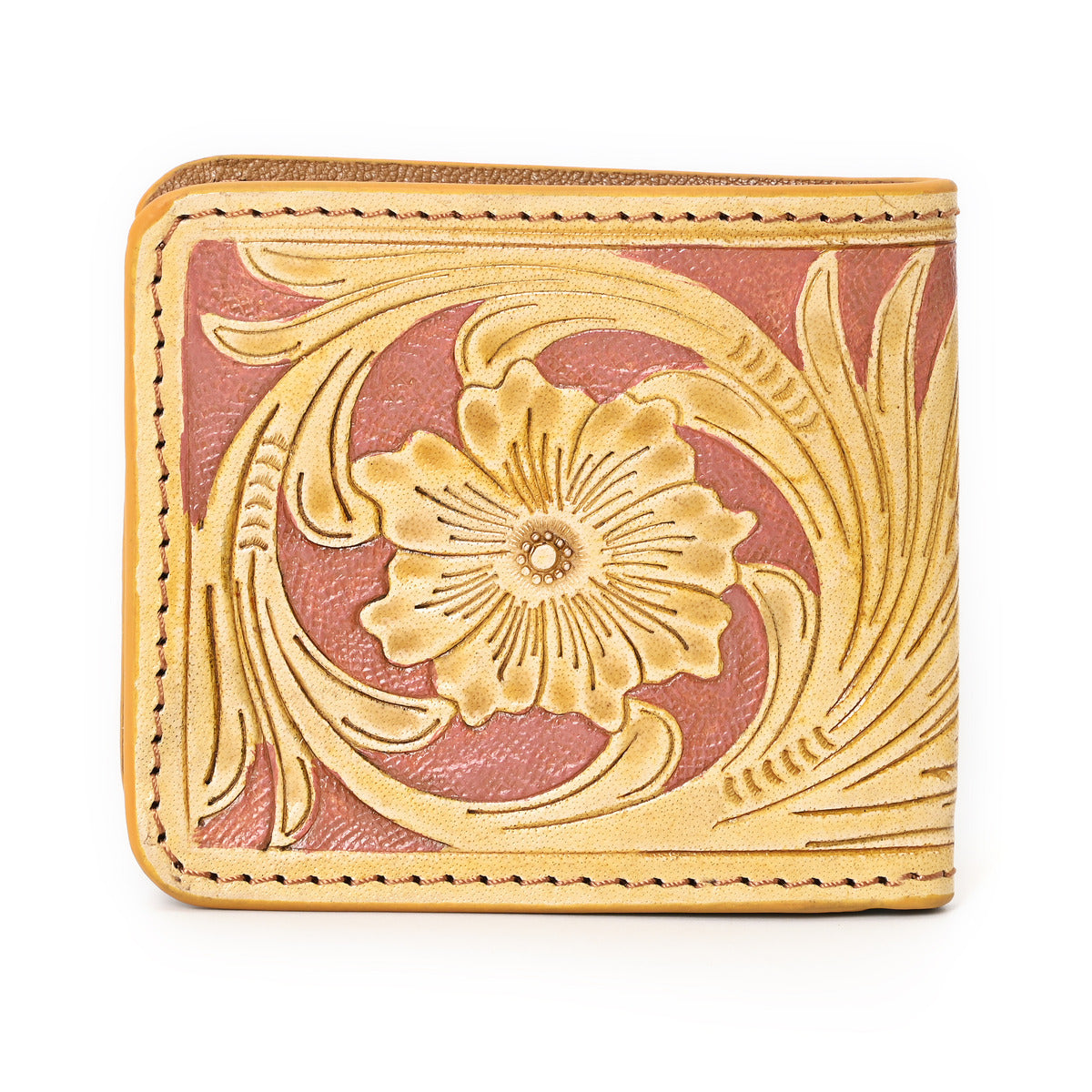 Growl Handtooled Hipster Wallet